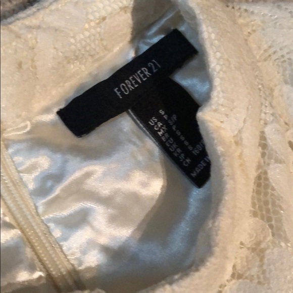 Forever 21 white/cream lace dress - Picture 2 of 5